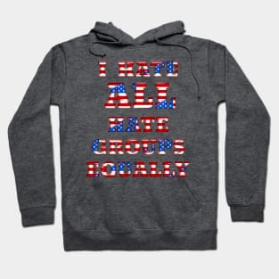 I Hate All Hate Groups Equally Hoodie